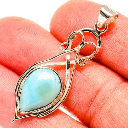 Larimar Pendants handcrafted by Ana Silver Co - PD27978