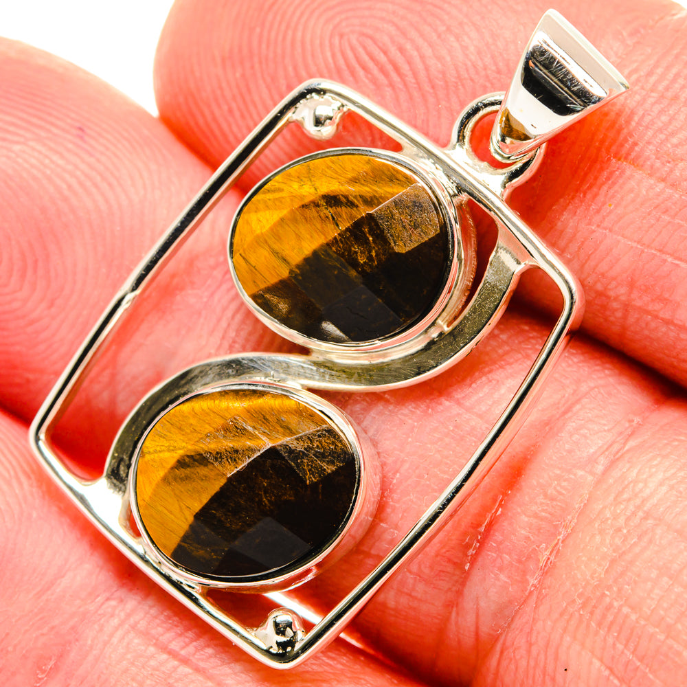 Tiger Eye Pendants handcrafted by Ana Silver Co - PD27980