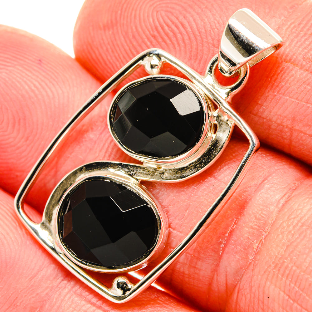 Black Onyx Pendants handcrafted by Ana Silver Co - PD27981