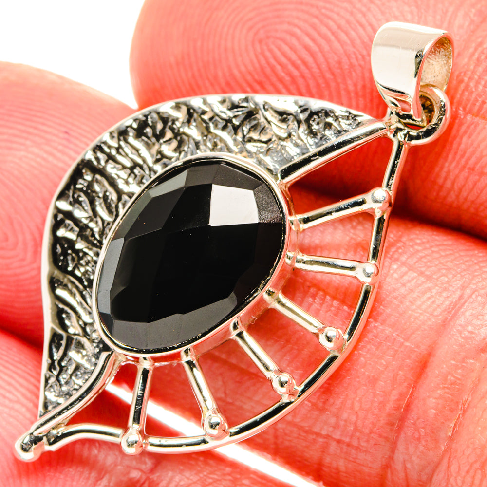 Black Onyx Pendants handcrafted by Ana Silver Co - PD27990
