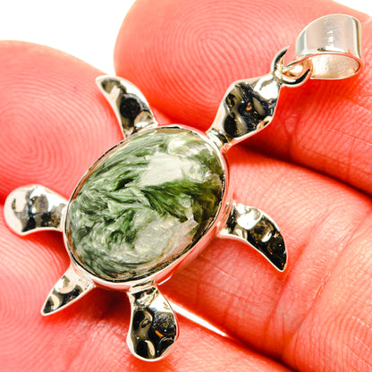 Seraphinite Pendants handcrafted by Ana Silver Co - PD27994