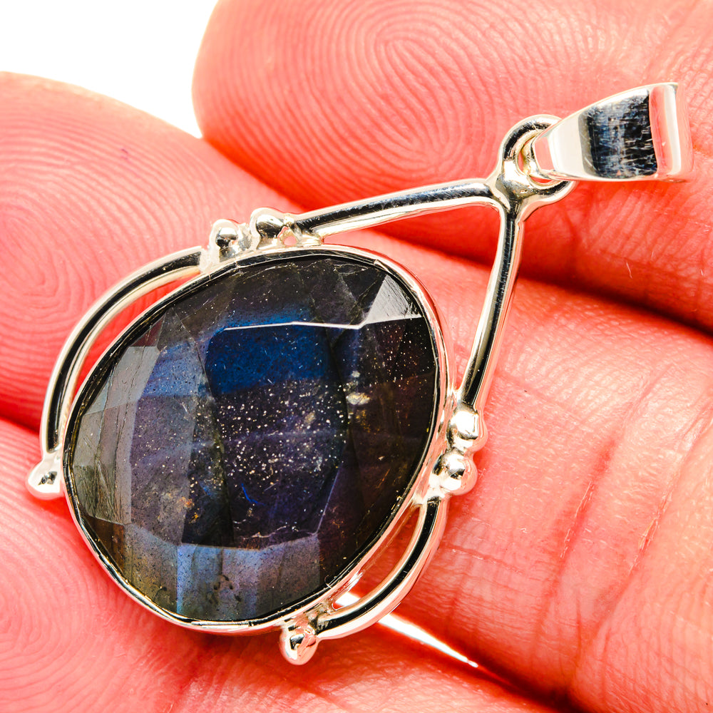 Labradorite Pendants handcrafted by Ana Silver Co - PD28002