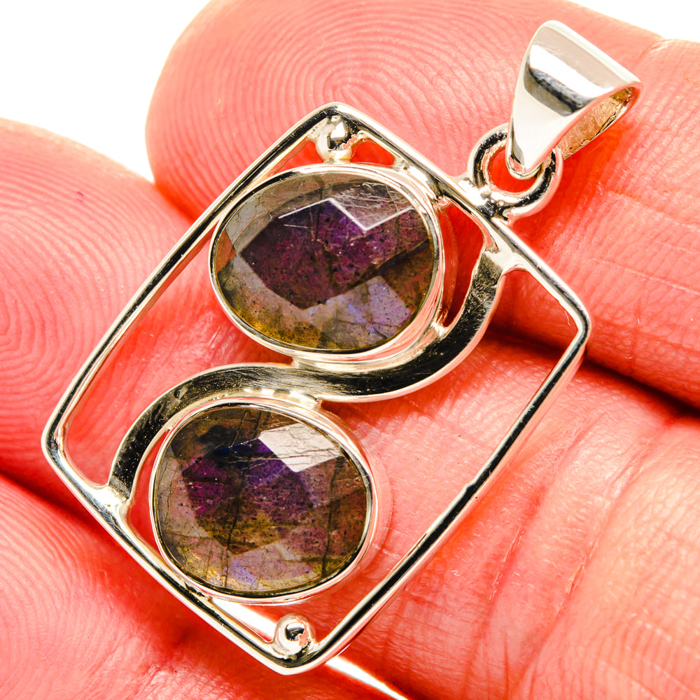 Labradorite Pendants handcrafted by Ana Silver Co - PD28003