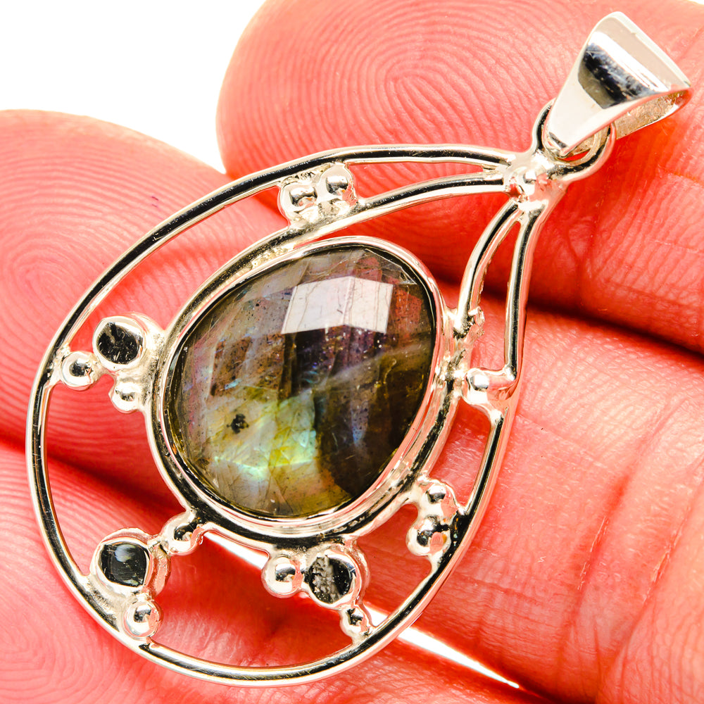 Labradorite Pendants handcrafted by Ana Silver Co - PD28007