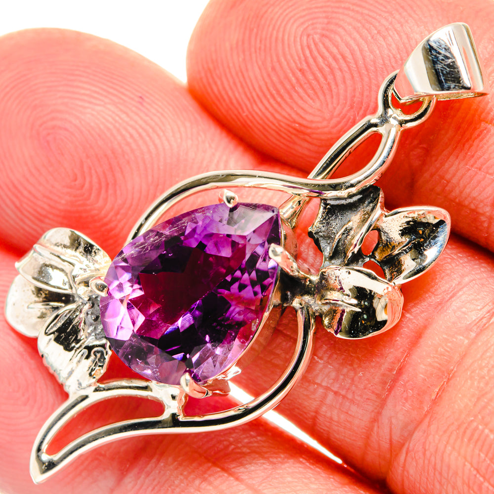 Amethyst Pendants handcrafted by Ana Silver Co - PD28009
