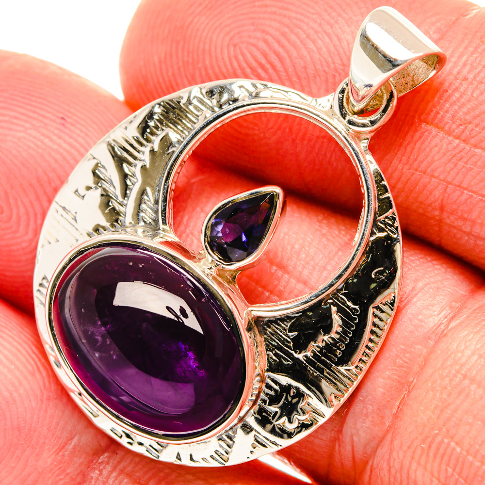 Amethyst Pendants handcrafted by Ana Silver Co - PD28013