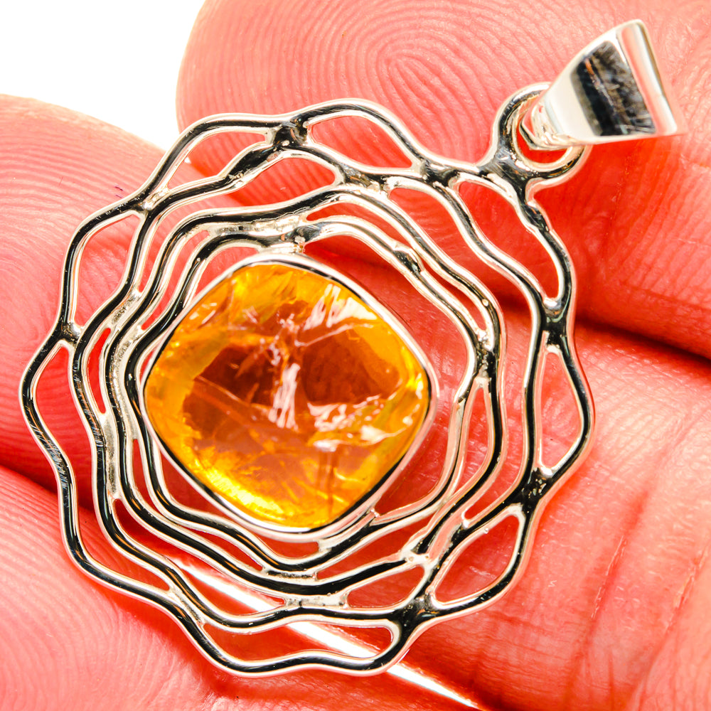 Citrine Pendants handcrafted by Ana Silver Co - PD28014