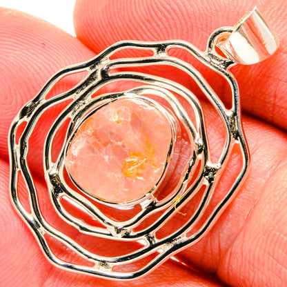 Morganite Pendants handcrafted by Ana Silver Co - PD28015
