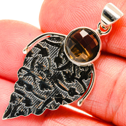 Smoky Quartz Pendants handcrafted by Ana Silver Co - PD28020