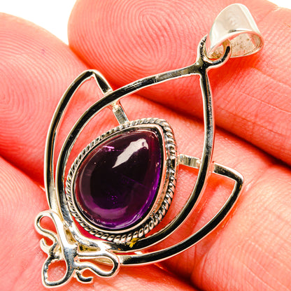 Amethyst Pendants handcrafted by Ana Silver Co - PD28021