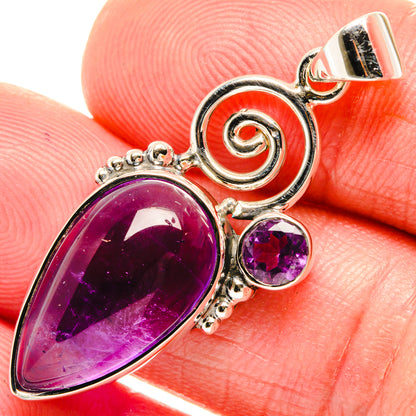 Amethyst Pendants handcrafted by Ana Silver Co - PD28022