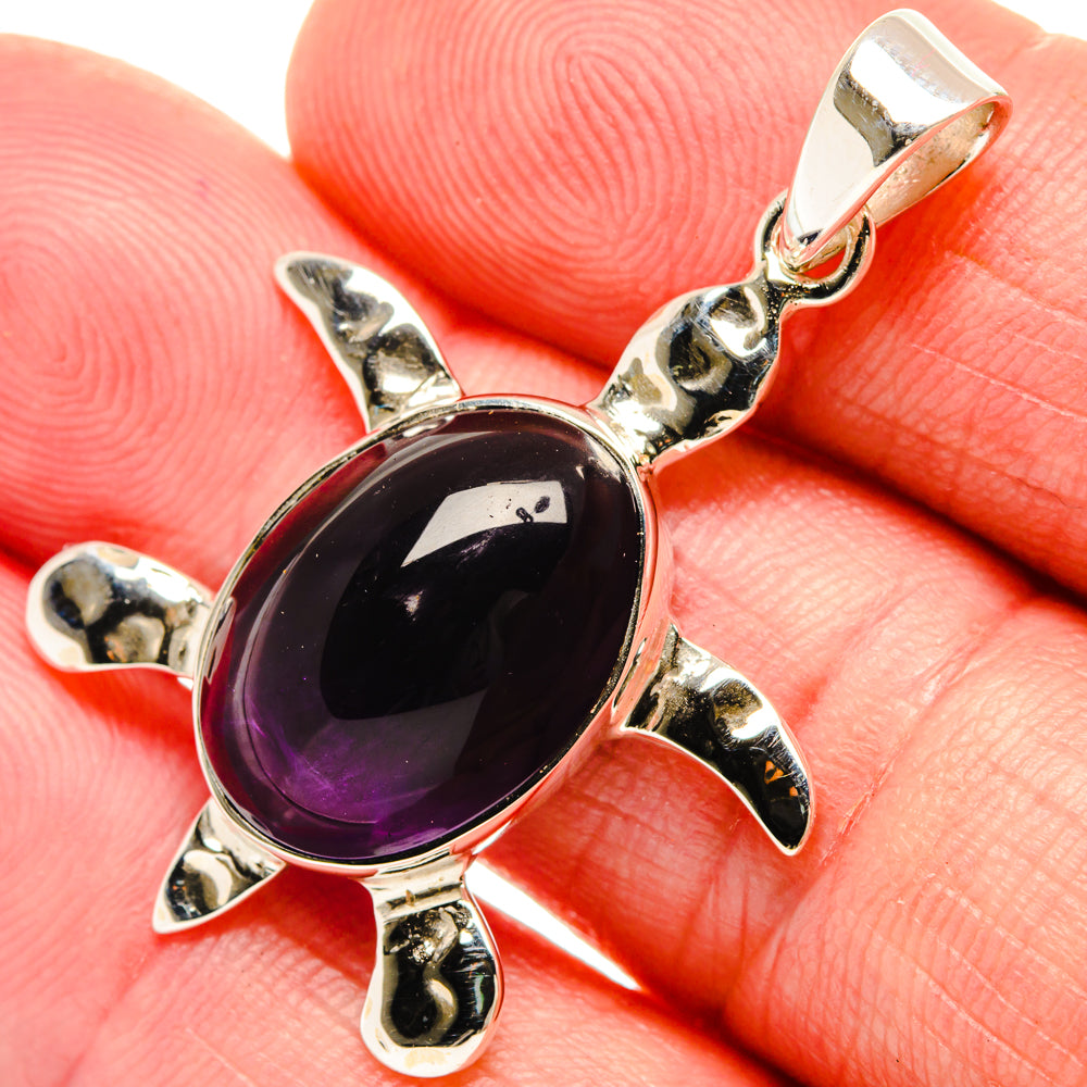 Amethyst Pendants handcrafted by Ana Silver Co - PD28025