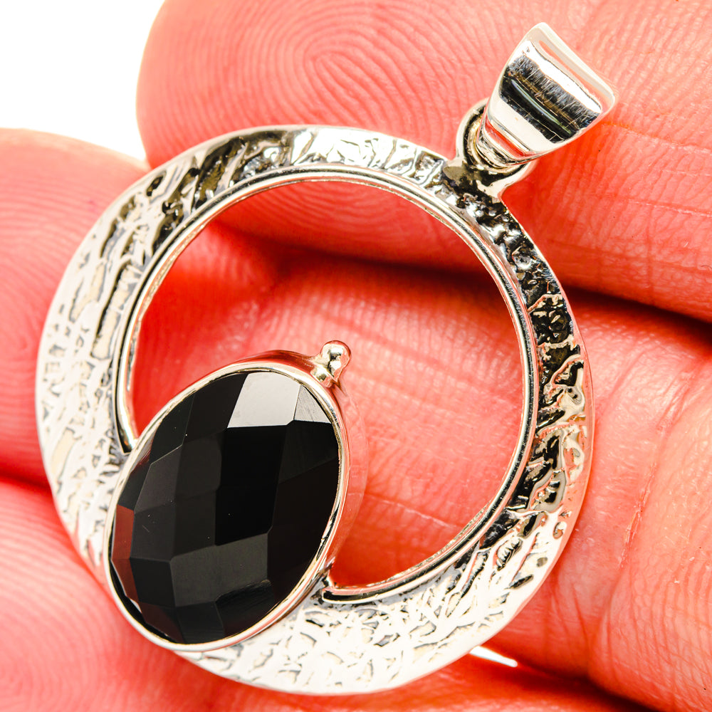 Black Onyx Pendants handcrafted by Ana Silver Co - PD28028