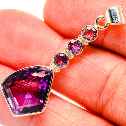 Amethyst Pendants handcrafted by Ana Silver Co - PD28029