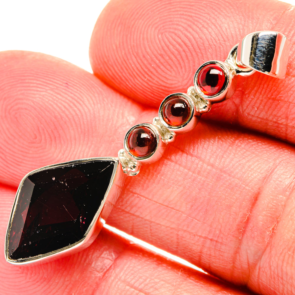 Garnet Pendants handcrafted by Ana Silver Co - PD28034
