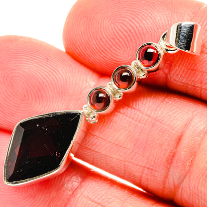 Garnet Pendants handcrafted by Ana Silver Co - PD28034