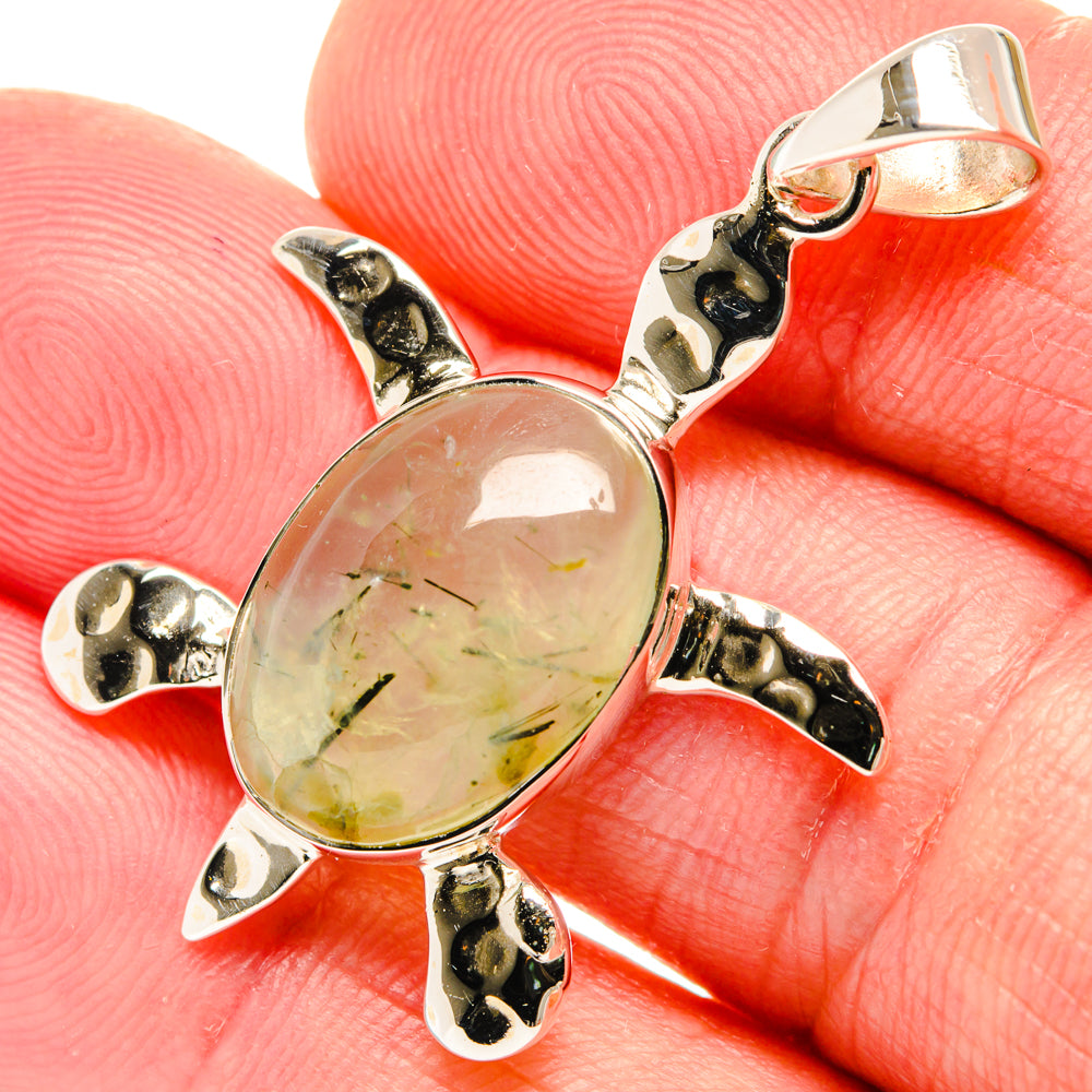 Prehnite Pendants handcrafted by Ana Silver Co - PD28035