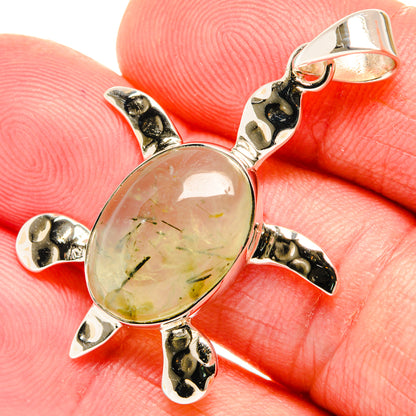 Prehnite Pendants handcrafted by Ana Silver Co - PD28035