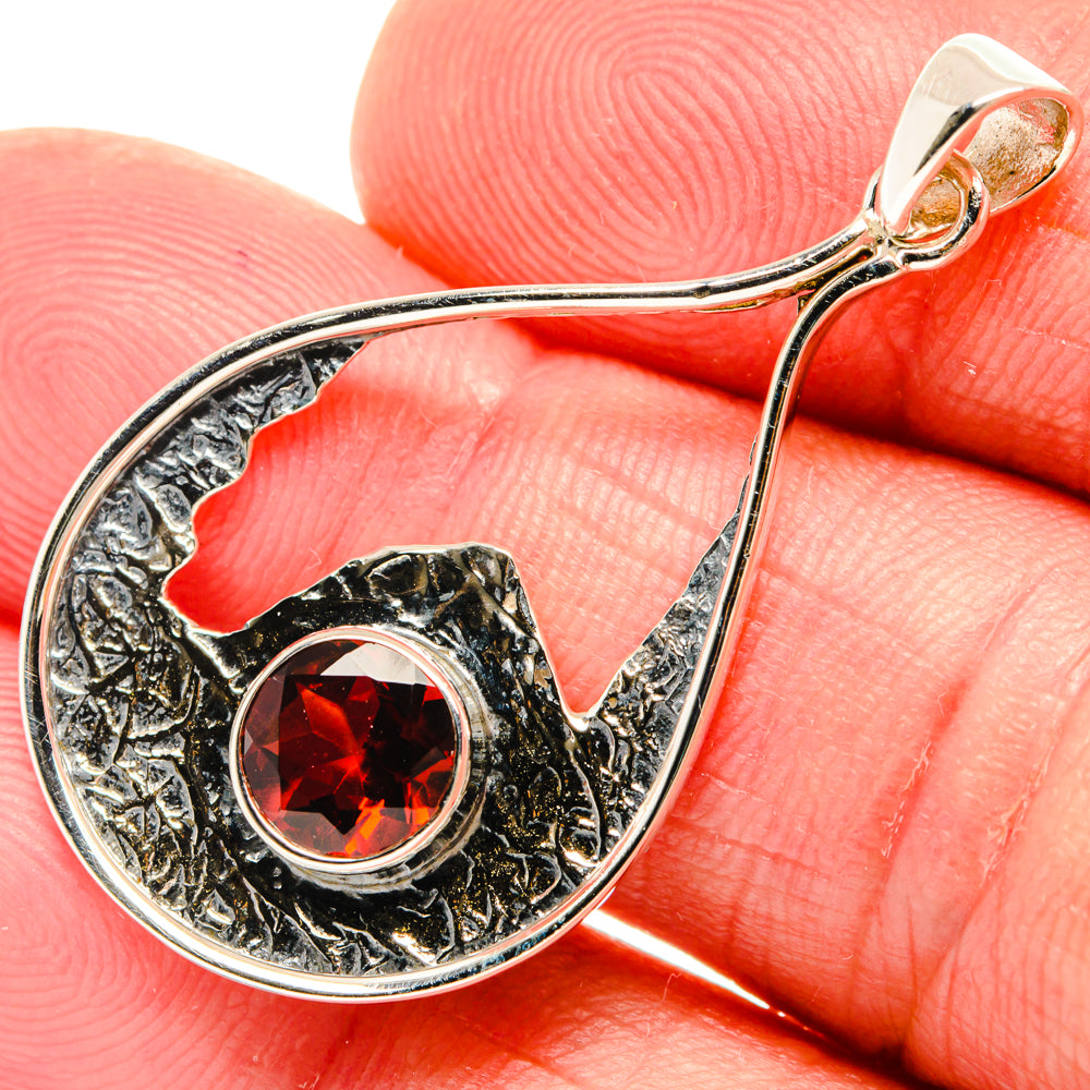 Garnet Pendants handcrafted by Ana Silver Co - PD28037