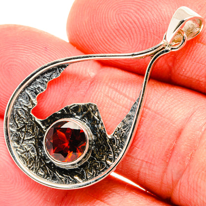 Garnet Pendants handcrafted by Ana Silver Co - PD28037