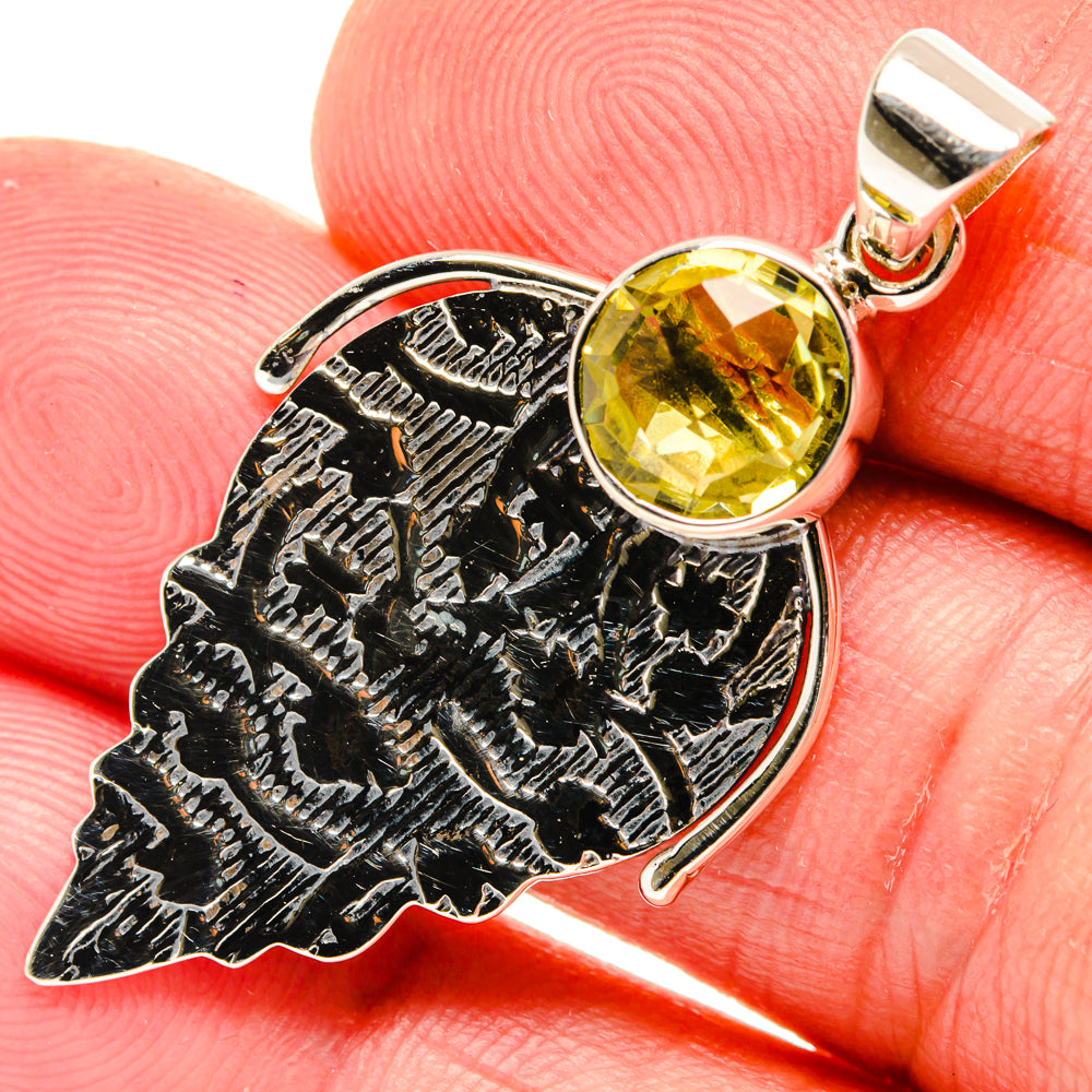 Citrine Pendants handcrafted by Ana Silver Co - PD28040
