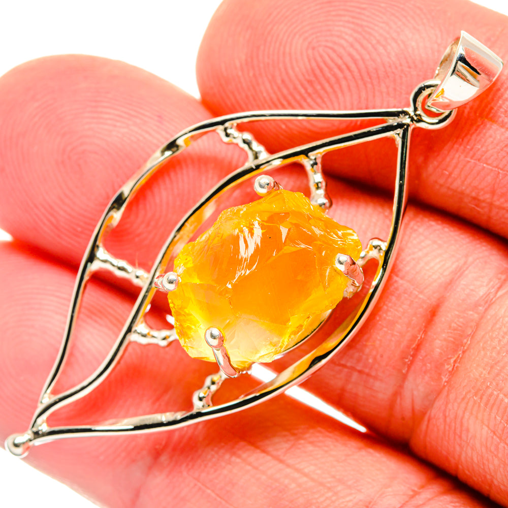 Citrine Pendants handcrafted by Ana Silver Co - PD28042
