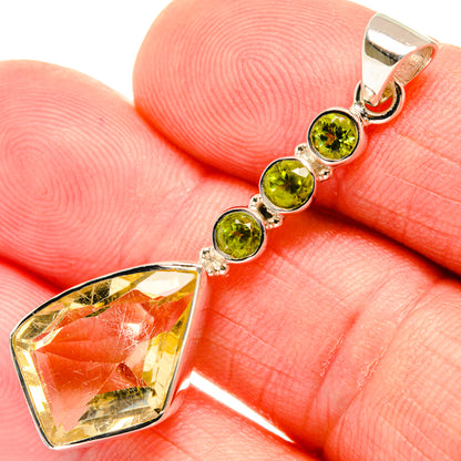 Citrine Pendants handcrafted by Ana Silver Co - PD28050