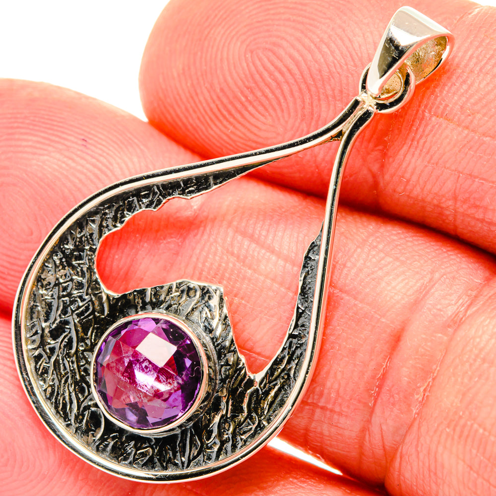 Amethyst Pendants handcrafted by Ana Silver Co - PD28054