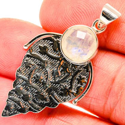 Rainbow Moonstone Pendants handcrafted by Ana Silver Co - PD28059