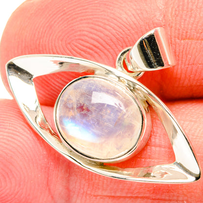 Rainbow Moonstone Pendants handcrafted by Ana Silver Co - PD28068