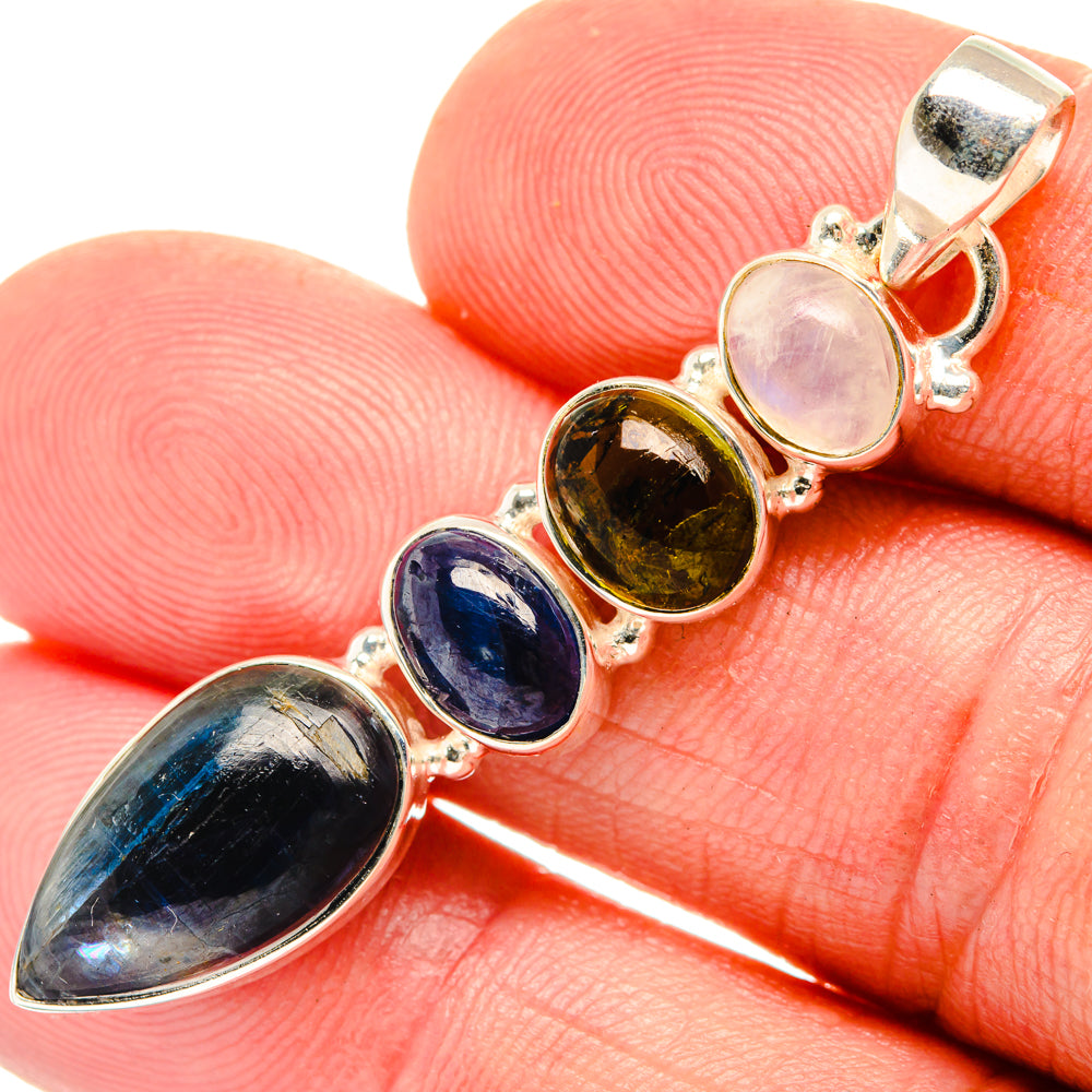 Kyanite Pendants handcrafted by Ana Silver Co - PD28076