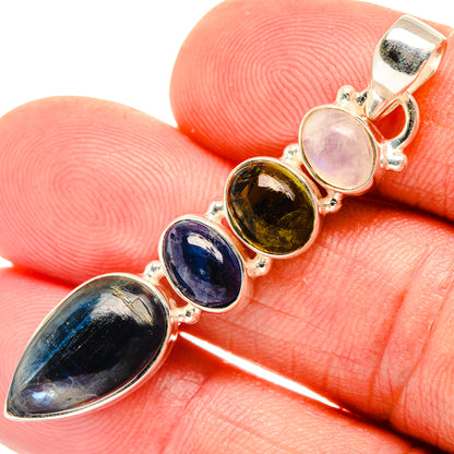 Kyanite Pendants handcrafted by Ana Silver Co - PD28076