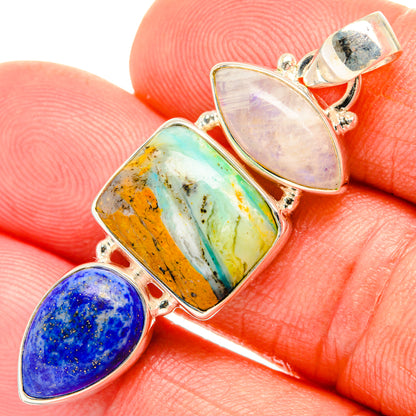 Sodalite Pendants handcrafted by Ana Silver Co - PD28077