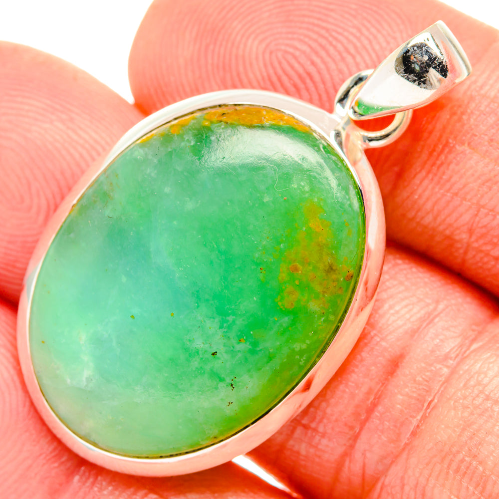 Peruvian Opal Pendants handcrafted by Ana Silver Co - PD28085