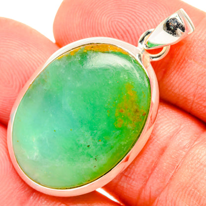 Peruvian Opal Pendants handcrafted by Ana Silver Co - PD28085