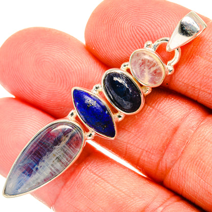Kyanite Pendants handcrafted by Ana Silver Co - PD28090