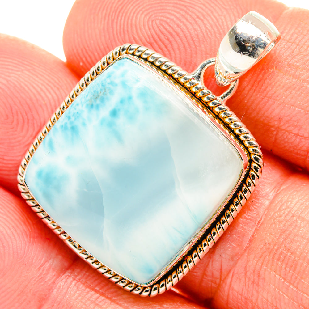 Larimar Pendants handcrafted by Ana Silver Co - PD28091