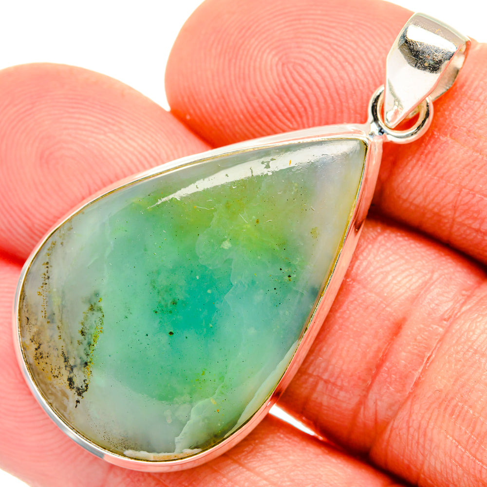 Peruvian Opal Pendants handcrafted by Ana Silver Co - PD28095