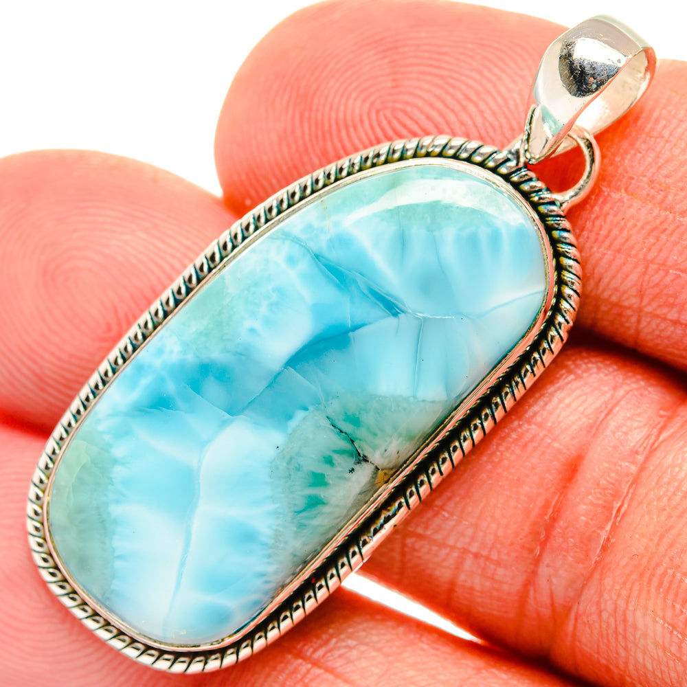 Larimar Pendants handcrafted by Ana Silver Co - PD28098