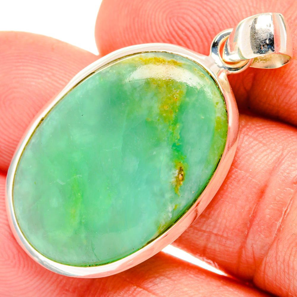 Peruvian Opal Pendants handcrafted by Ana Silver Co - PD28099