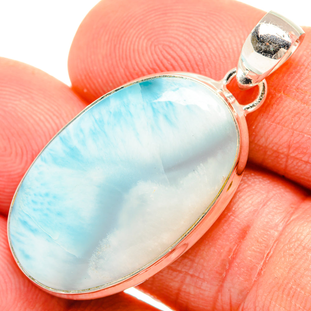 Larimar Pendants handcrafted by Ana Silver Co - PD28104