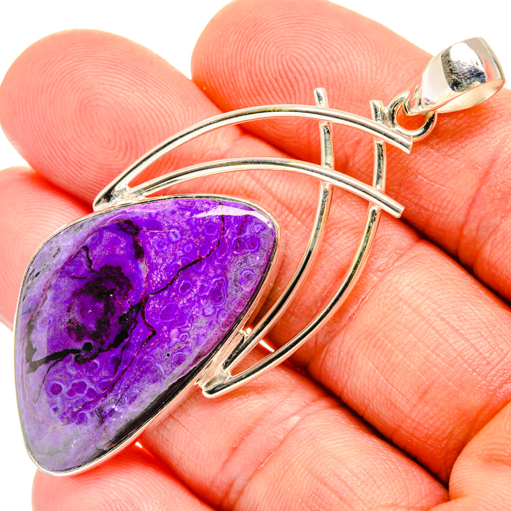 Sugilite Pendants handcrafted by Ana Silver Co - PD28107