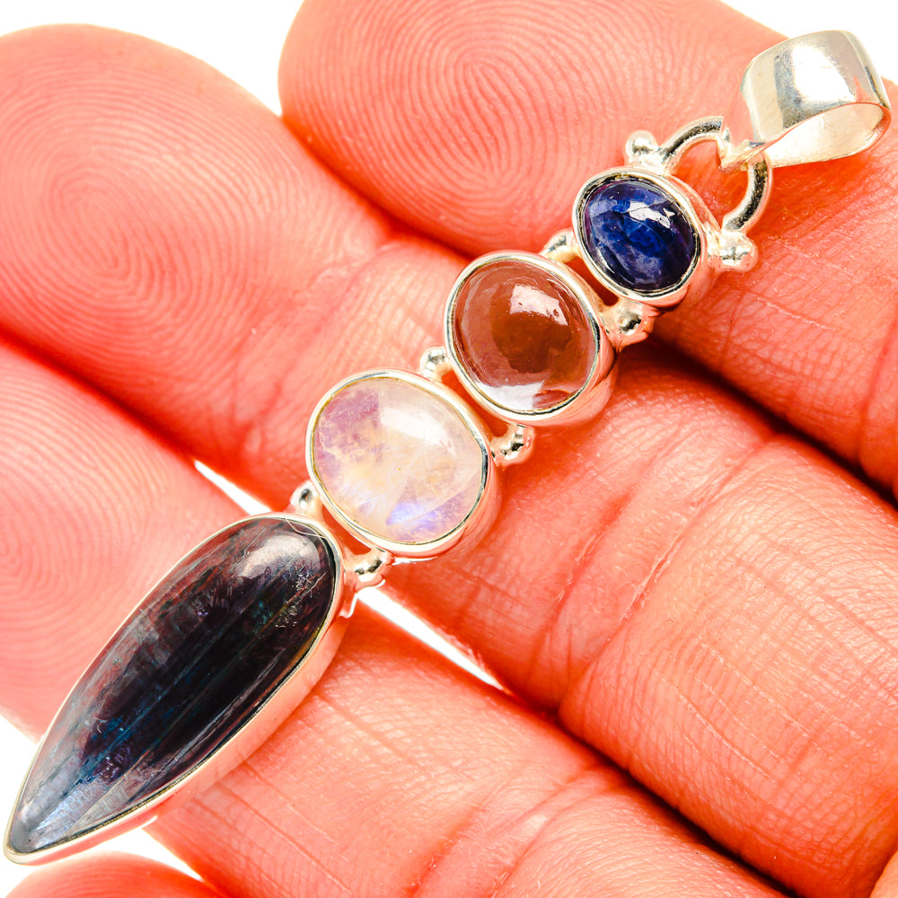 Kyanite Pendants handcrafted by Ana Silver Co - PD28111