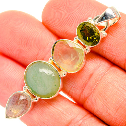 Green Aventurine Pendants handcrafted by Ana Silver Co - PD28112