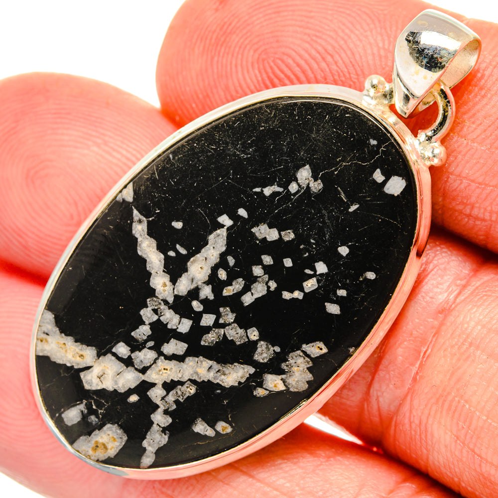 Chrysanthemum Stone Pendants handcrafted by Ana Silver Co - PD28115