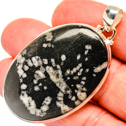 Chrysanthemum Stone Pendants handcrafted by Ana Silver Co - PD28116