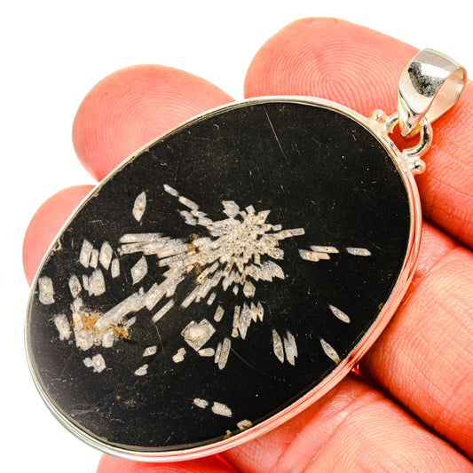 Chrysanthemum Stone Pendants handcrafted by Ana Silver Co - PD28119