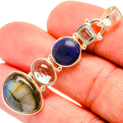 Labradorite Pendants handcrafted by Ana Silver Co - PD28126