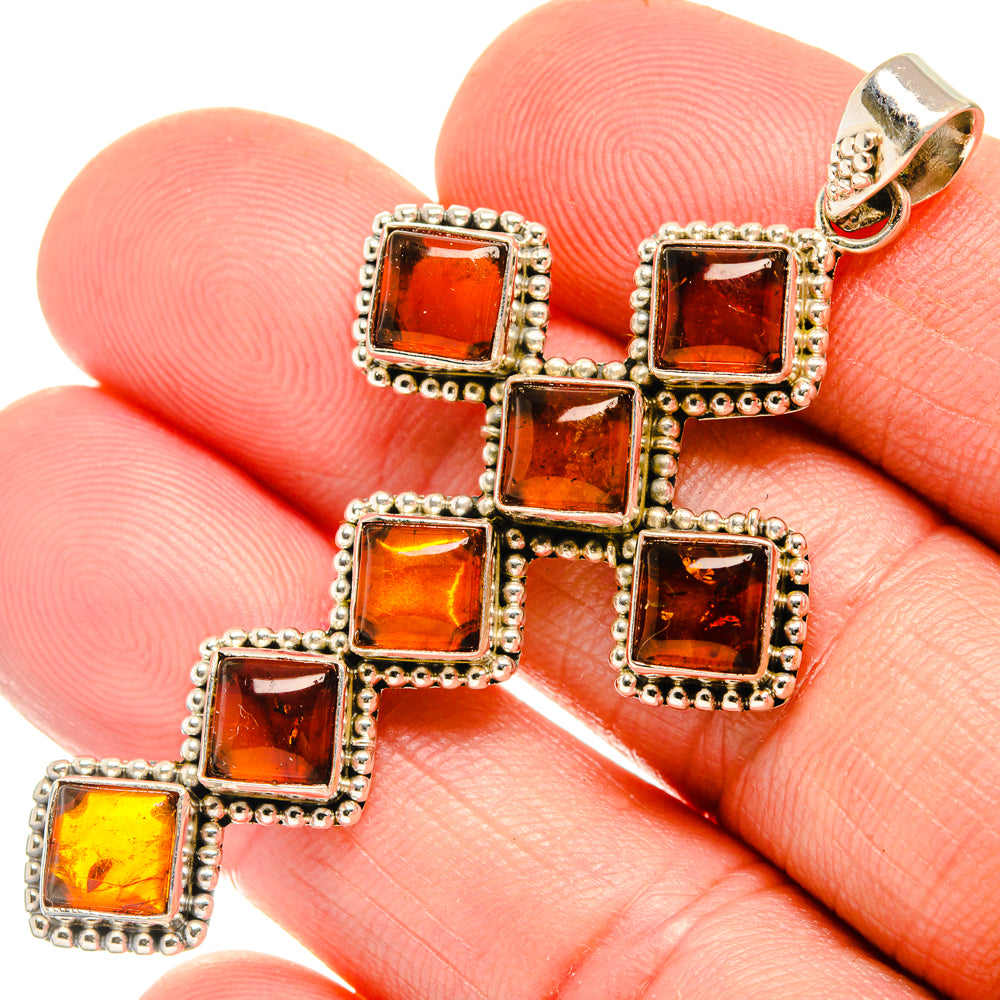 Baltic Amber Pendants handcrafted by Ana Silver Co - PD28158