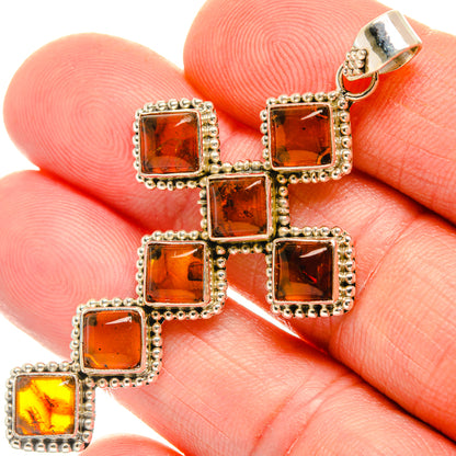 Baltic Amber Pendants handcrafted by Ana Silver Co - PD28162
